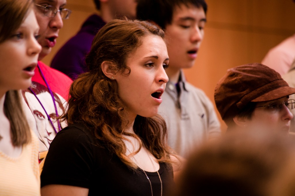Choral students