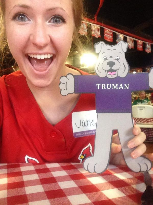 Flat Spike at a Cardinals game