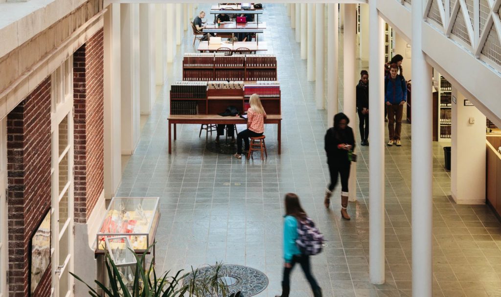 The library on the Truman campus